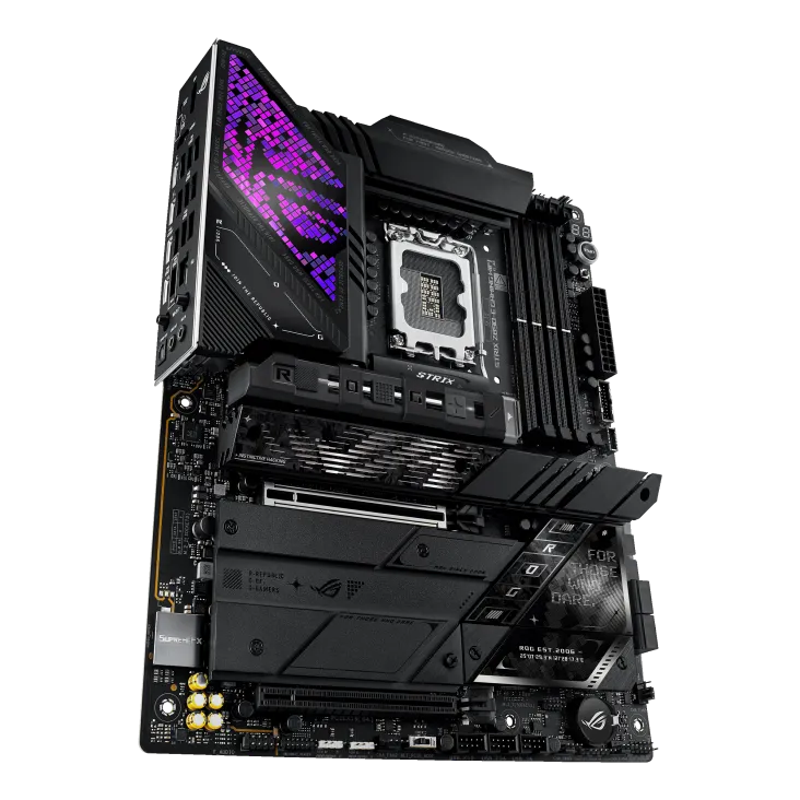 نورپردازی RGB در مادربرد ایسوس Z890-E STRIX